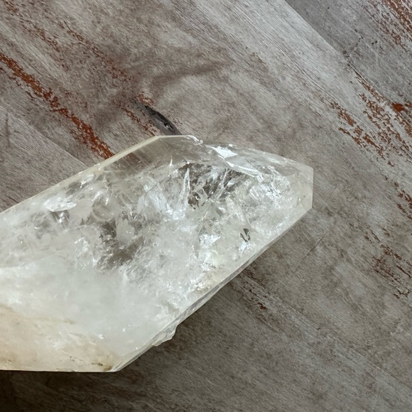 Lemurian Clear Quartz Large Crystal - Picture 5 of 12